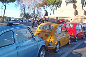 Passeios em Roma Antiga em Fiat 500